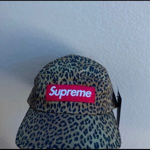 Supreme X Barbour Cotton Camp Cap Leopard